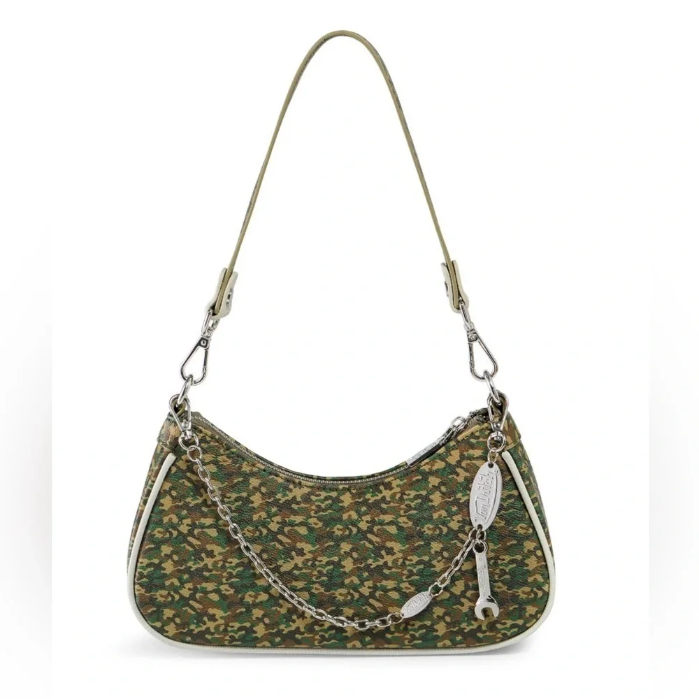 💚🤎VON DUTCH GREEN CAMO SHOULDER BAG💚🤎NWT